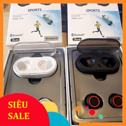 Tai nghe bluetooth - Sport TWS D76 Âm thanh cực hay