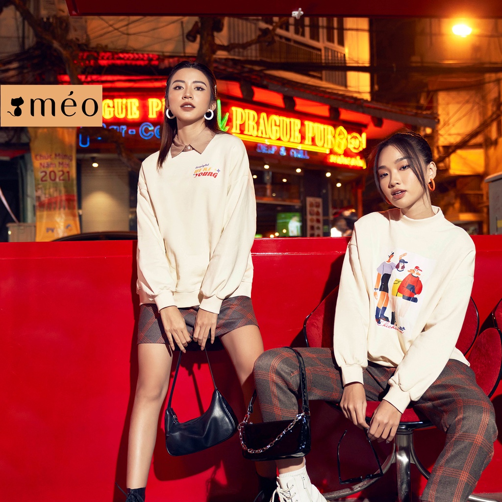 Áo Nỉ We're Young Méo Shop | BigBuy360 - bigbuy360.vn