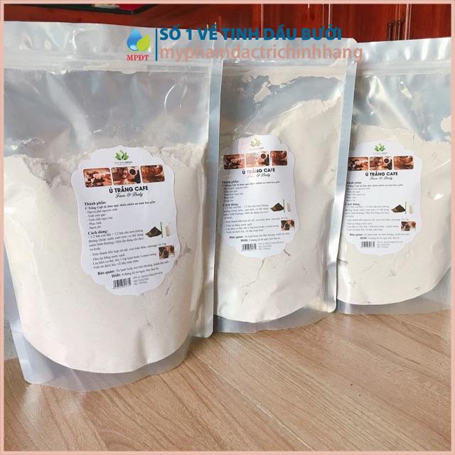 (COMBO SỈ  1KG Ủ CAFE)  Ủ TRẮNG CAFE (dùng cả face và body) . . . hàng cao cấp, chính hãng công ty