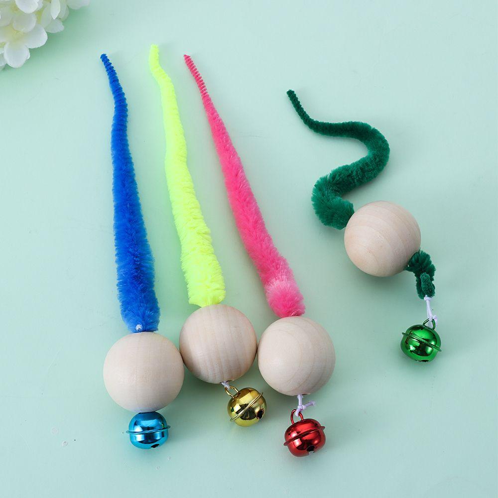 YNATURAL Tóc Giả Có Chuông Màu Sắc Ngẫu Nhiên Cho Mèo