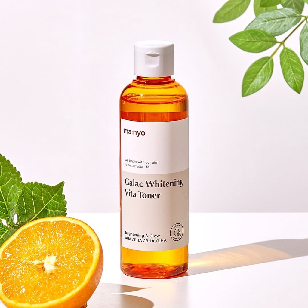 Toner dưỡng trắng MANYO GALAC WHITENING VITA TONER