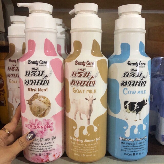 Sữa tắm Thái giá rẻ 🍅FREE SHIP🍅 Sữa tắm bò, dê, tổ yến Thái Lan 1200ml