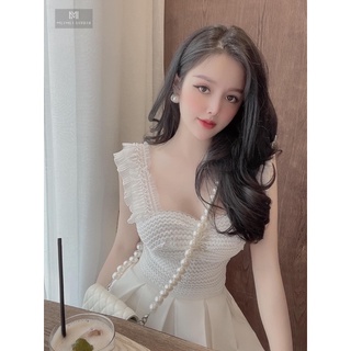 Áo ren cánh tiên áo hai dây cao cấp