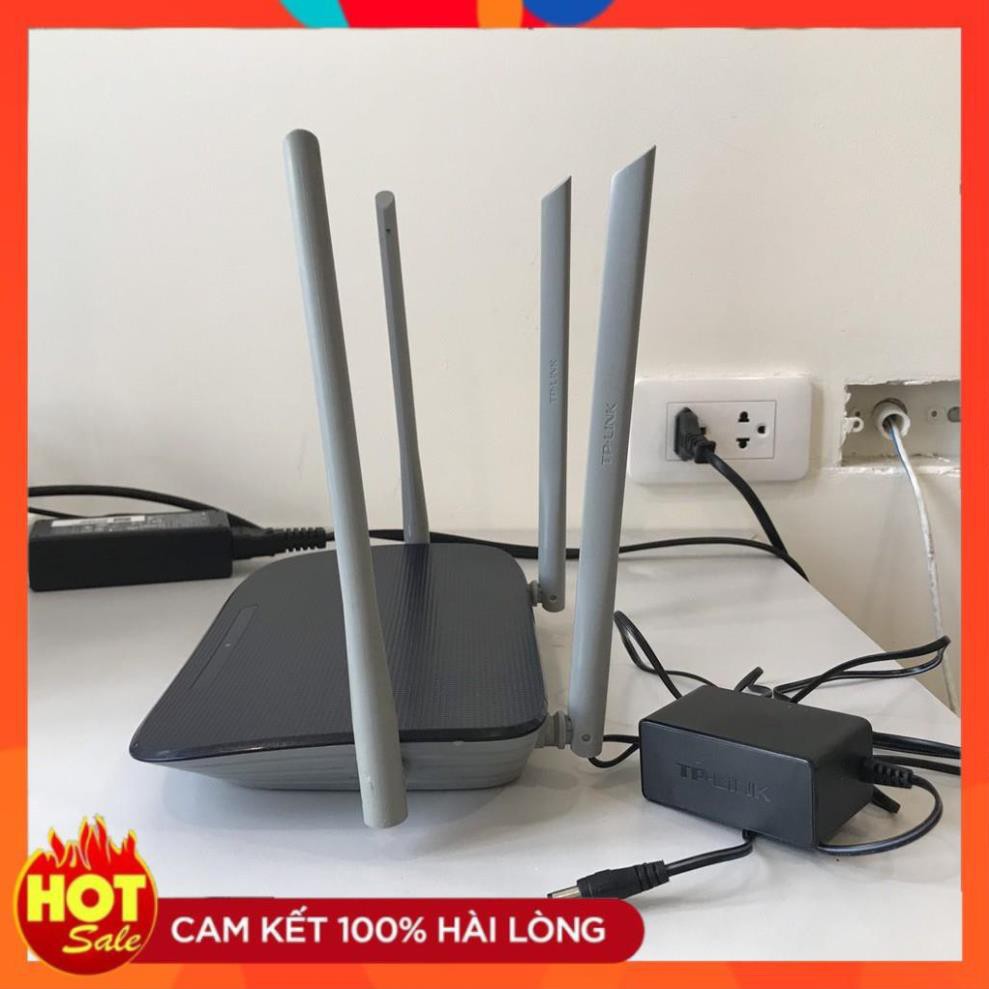 Bộ phát wifi tp link 4 râu WDR6300 - Băng tần kép AC1200, Tốc độ cao, xuyên tường tốt.