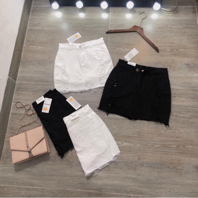 QUẦN VÁY JEANS RÁCH