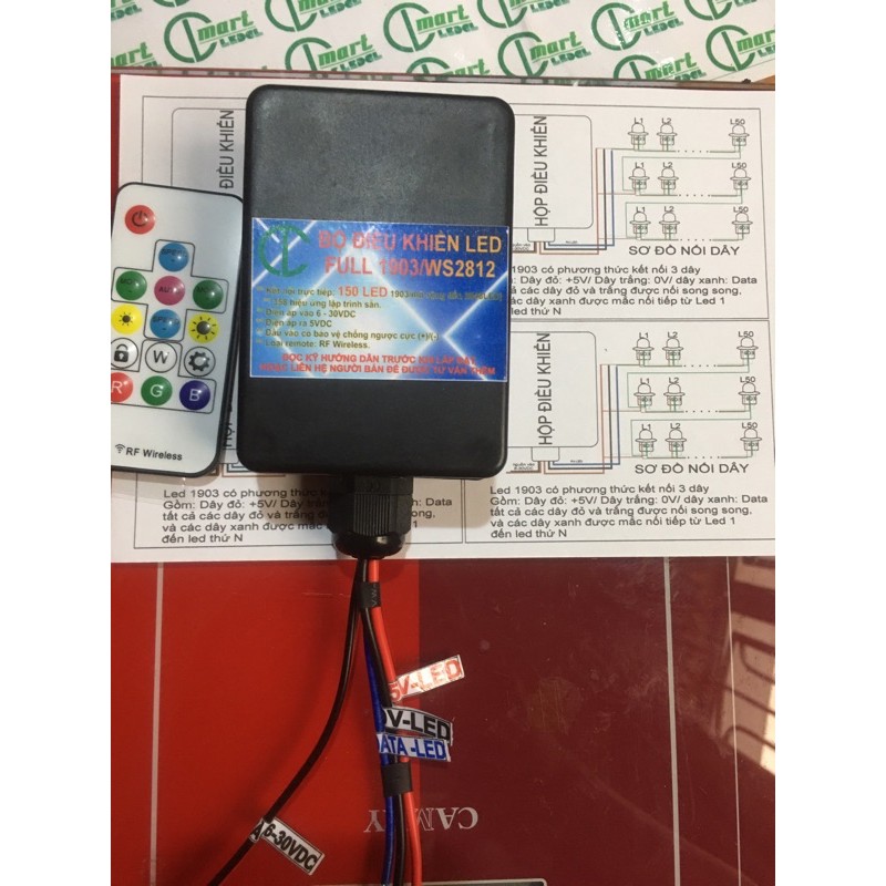 BỘ ĐIỀU KHIỂN LED FULL COLOR 1903/WS2812 CHO XE TẢI (led galang) | BigBuy360 - bigbuy360.vn