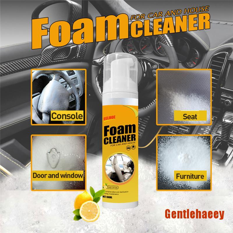 GENEY Car Interior Cleaning Foam Cleaner Car Seat Interior Auto Leather Clea