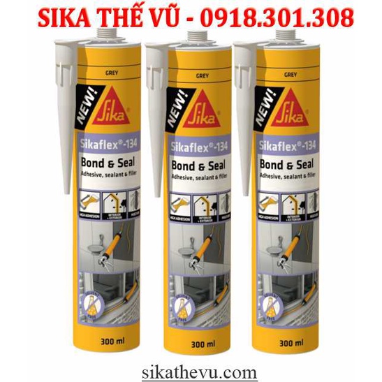 Sikaflex-134 Bond & Seal (Tuýp 300ml) - Chất trám khe kết dính đàn hồi SIKA THẾ VŨ