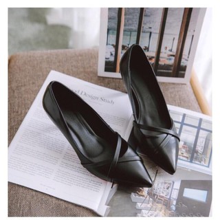Giày cao gót 5cm kiểu vát style công sở thời trang a46