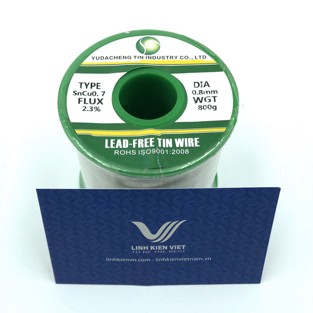 Thiếc hàn không chì 0.8mm 800g