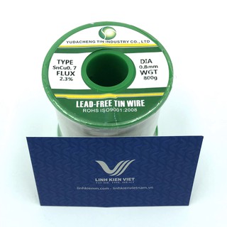 Thiếc hàn không chì 0.8mm 800g