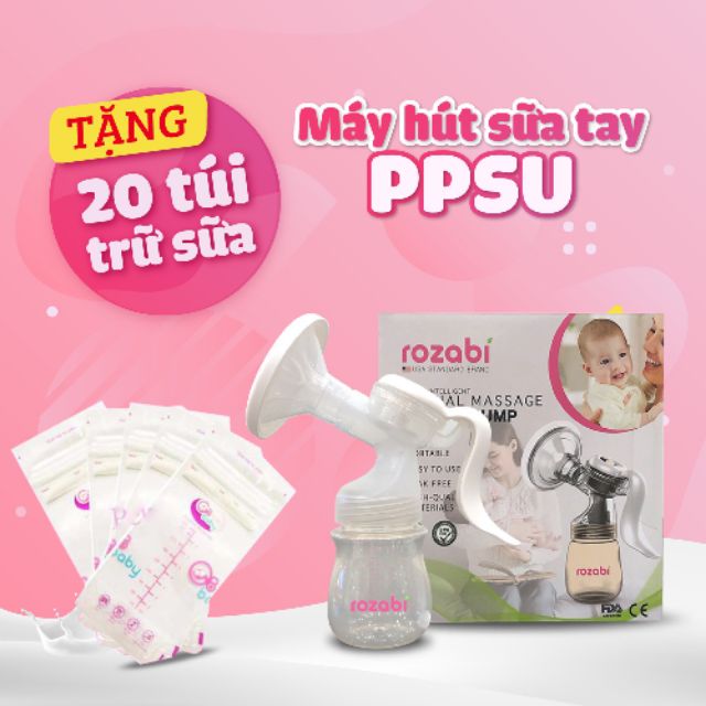 Máy hút sữa cầm tay Rozabi F4 giảm 20k khi theo dõi shop