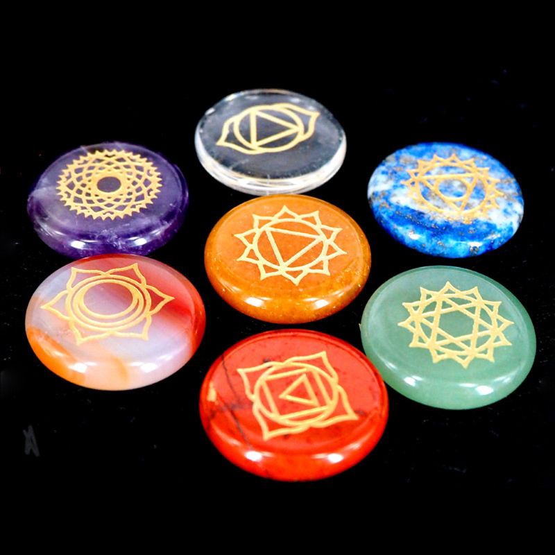 Bộ 7 viên đá chakra chuyên dụng