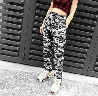CAMO BOX PANTS ( Xám Đen Trắng)