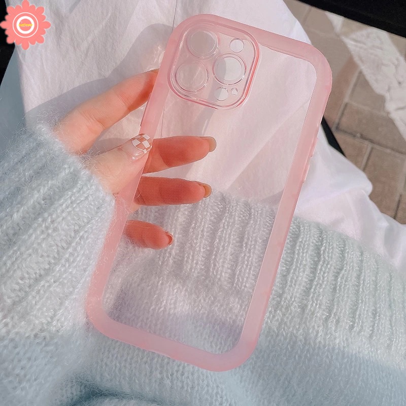Ốp Điện Thoại Có Túi Khí Chống Sốc Màu Trơn Cho IPhone 11 12 13 11 Pro Max XR X XS Max