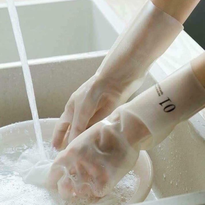 Găng Tay Cao Su Siêu Dai Găng Tay Rửa Bát Cao Su MS2397