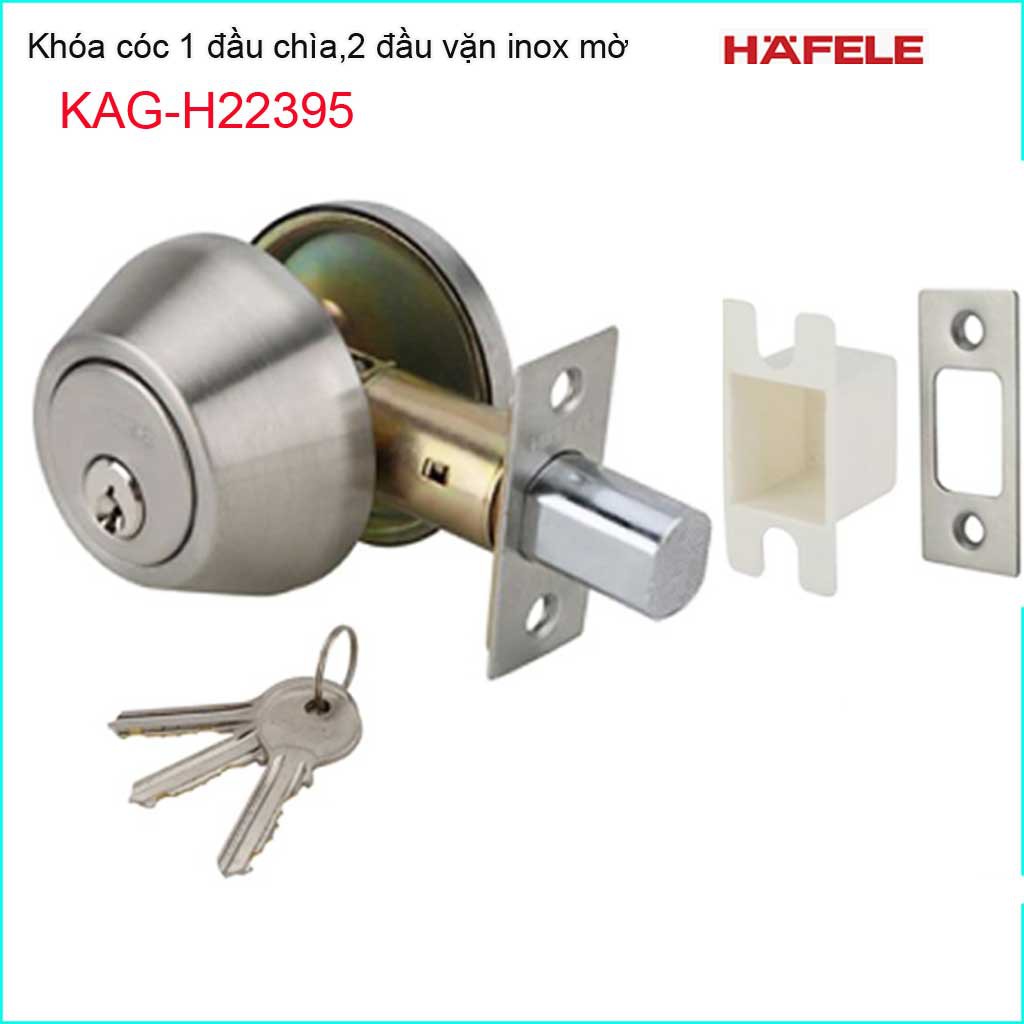 Khóa cửa phòng Hafele, khóa cóc, khóa cửa ban công Hafele KAG-H22395