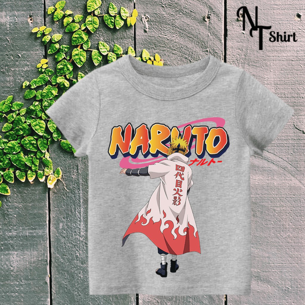 Áo thun bé trai in hình Uchiha itachi, Naruto, Kakashi, Áo cotton xịn mặc mát thoải mái 11