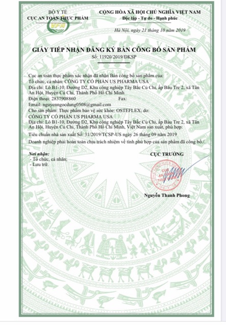 Bổ Xương Khớp Osteflex Hộp 100 viên