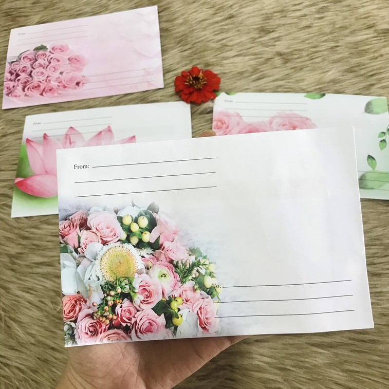 Bao Thư Keo Dán Tự Dính 20 Cái Một Xấp