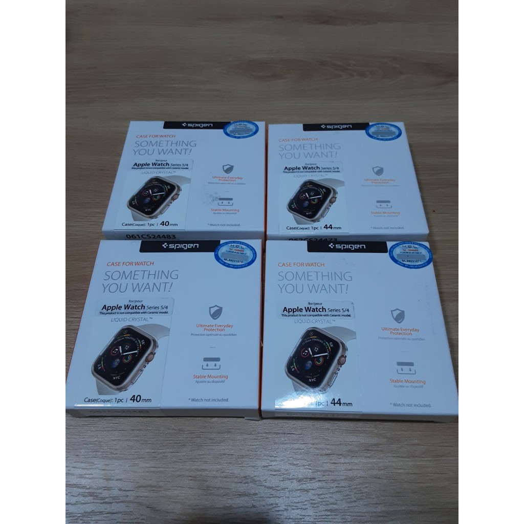 ốp spigen apple watch series 5 / 4 (44mm) Liquid Crystal [ chính hãng ]