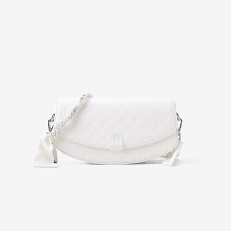 Túi đeo vai IELGY phối lụa họa tiết phong cách Pháp xinh xắn cho nữ