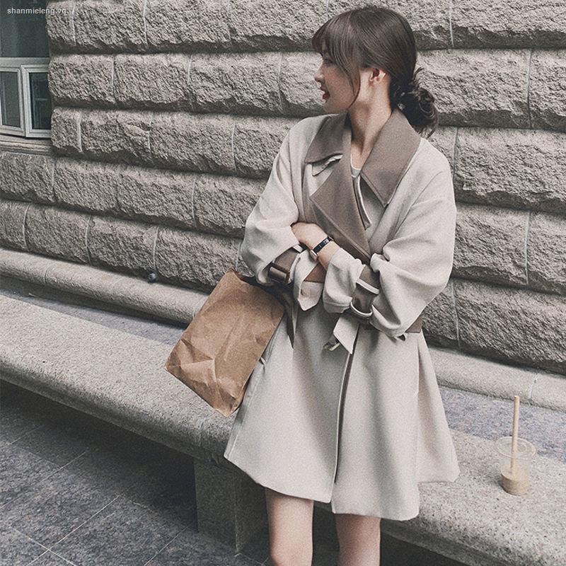 Áo khoác gió dáng rộng thời trang xuân thu phong cách Hàn Quốc mới 2021 | BigBuy360 - bigbuy360.vn