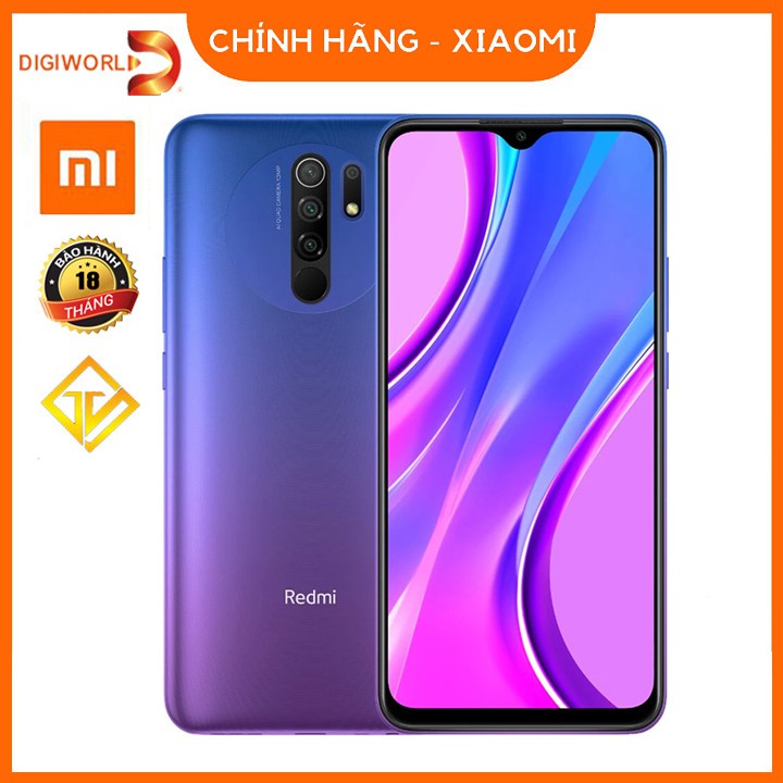 Điện thoại Xiaomi Redmi 9 (3GB/32GB) Helio G80 8 nhân Mới nguyên seal - Chính hãng Digiworld | WebRaoVat - webraovat.net.vn