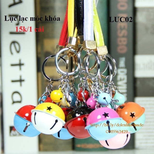 Lục lạc móc khoá (LUC02) 1 cái (Giao màu ngẫu nhiên)