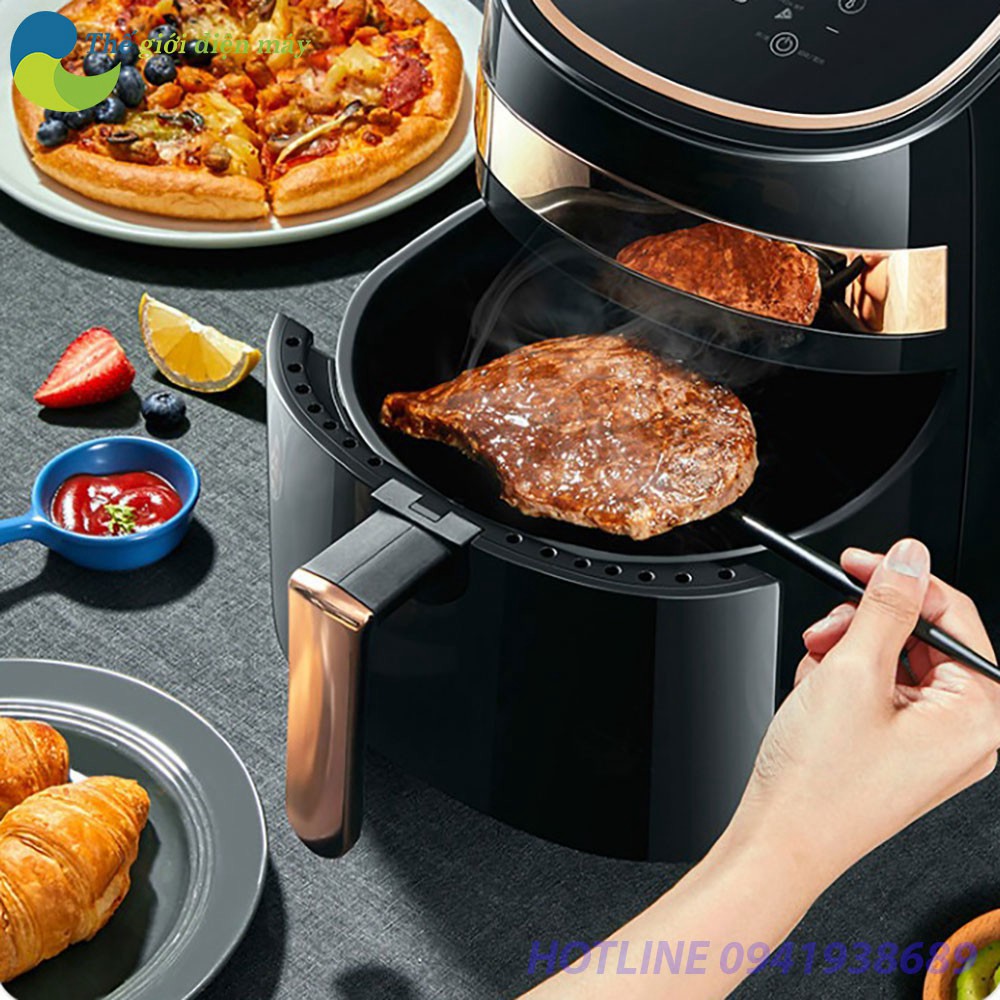 [SIÊU SALL ] Nồi chiên không dầu Xiaomi Deerma Electric Owen (Air Fryer) DEM KZ100 (3L) - Bảo hành 6 tháng - Shop Thế Gi