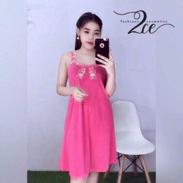 Đầm ngủ thun lạnh Size 3 từ 65_75kg