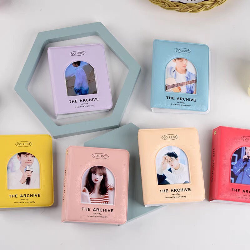 Album Mini Đựng Ảnh, Card Idol 40 Ngăn, Sổ Sưu tập Card Idol Kpop