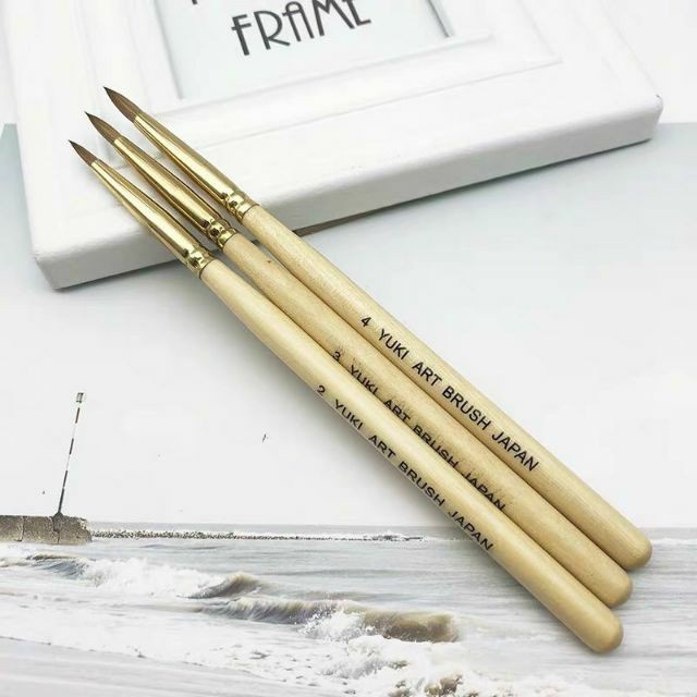 Cọ Yuki art brush japan số 2 3 4 bột cọ siêu thích