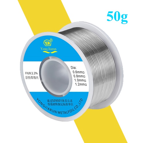 Thiếc hàn có nhưa thông SN63/37 0.8mm cuộn 50g