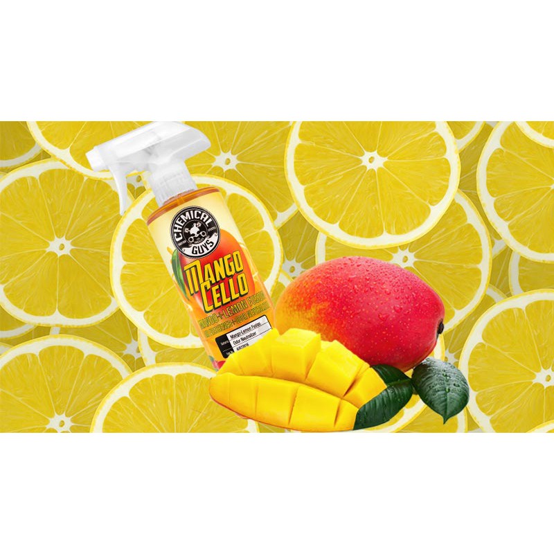 Dung dịch xịt khử mùi oto hương xoài chanh 473ml - CHEMICAL GUYS MANGOCELLO AIR FRESHENER