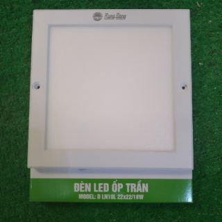 Đèn led ốp trần mỏng 22*22/18w Rạng đông