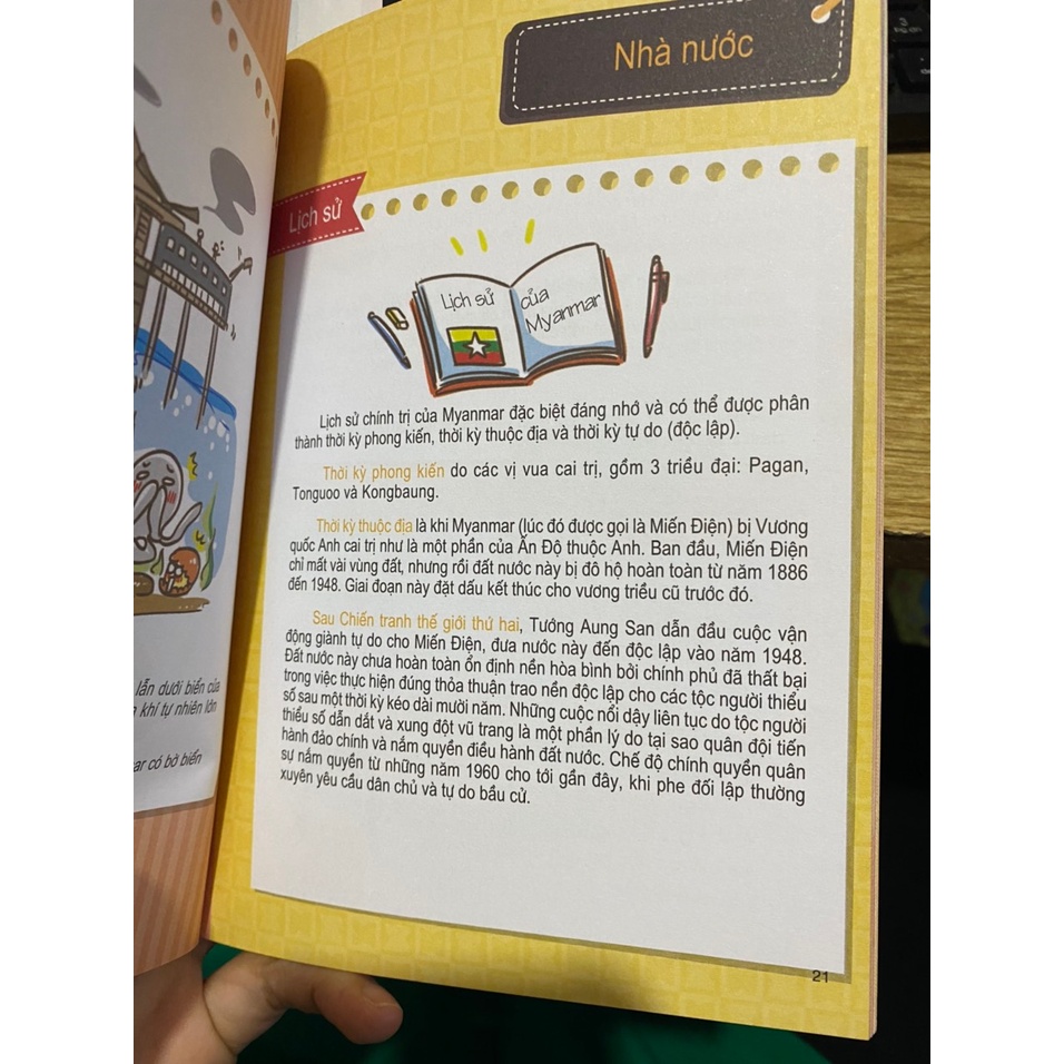 Sách - Những điều tuyệt vời bạn chưa biết  Đông Nam Á : Myanmar ( Đinh Tị )