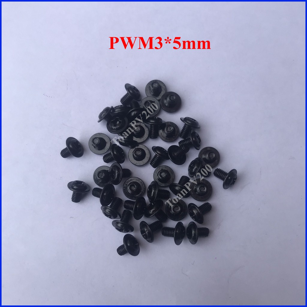 Ốc vít lắp laptop máy tính PWM3*5 mm mũ rộng lắp ổ cứng HHD