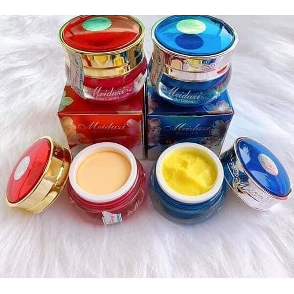 Bộ kem MEIDUZI Nhật Bản ngày đêm chính hãng nám tàn nhang đồi mồi dưỡng trắng da 20g