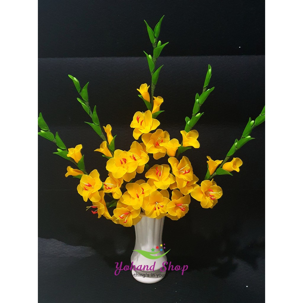 Chậu hoa Lay Ơn để bàn