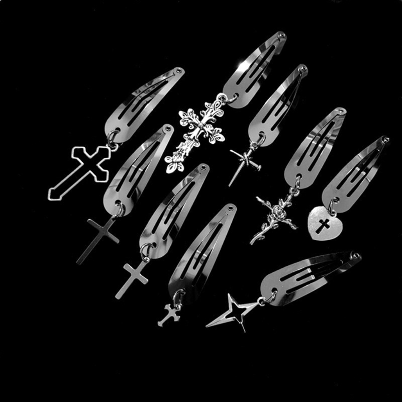 Kẹp Tóc Kim Loại Phong Cách Gothic Cổ Điển