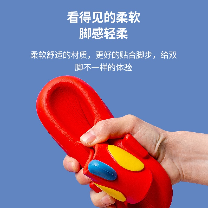 Dép đi trong nhà CHEERFUL MARIO EVA thoải mái thiết kế hoạt hình đáng yêu thời trang chất lượng cao cho trẻ em