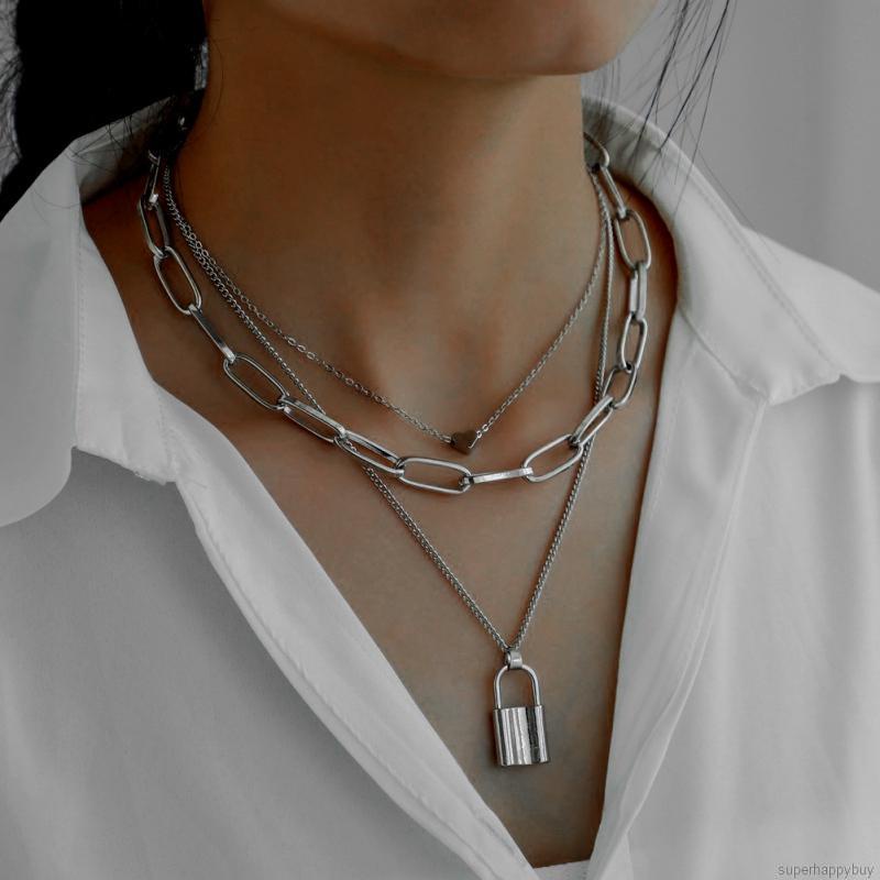 Dây chuyền ổ khóa sang trọng D16