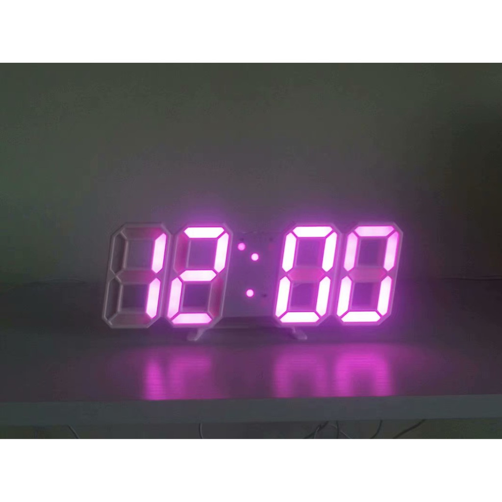 Đồng Hồ Để Bàn, Treo Tường Led 3D TN828 Smart Clock