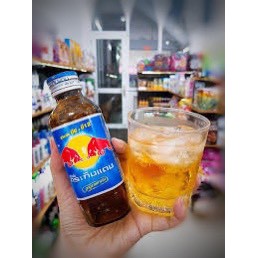 1 thùng 50 chai thuỷ tinh Bò Húc Thái Lan Redbull- Chai 150 ml