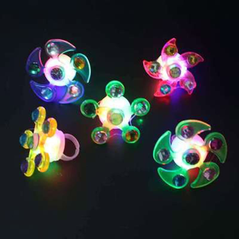 Con Quay Đồ Chơi Fidget Spinner Có Đèn Led Giúp Giảm Căng Thẳng Hiệu Quả