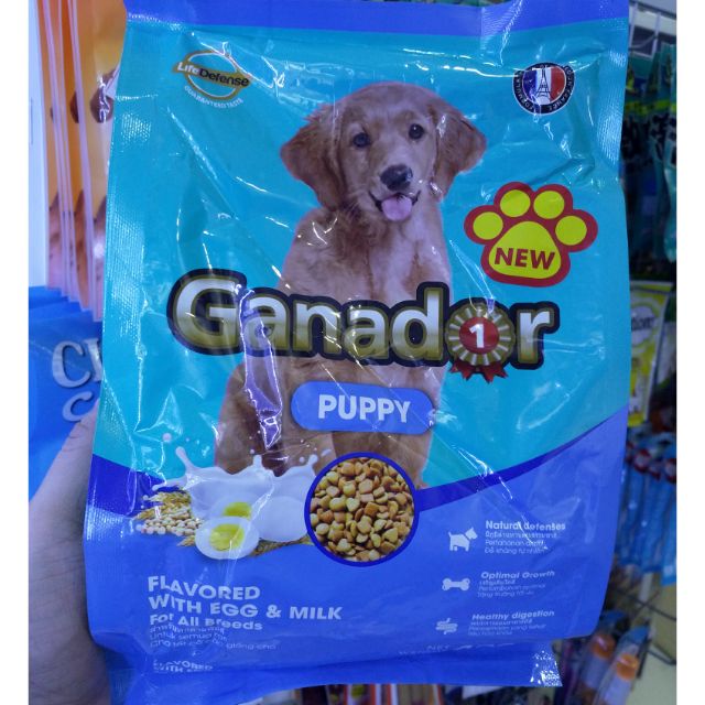 Thức ăn chó con Ganador Puppy 400g vị trứng,sữa(mới)