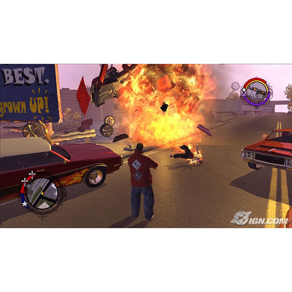 Đĩa Game PS4 Saints Row The Third Remastered