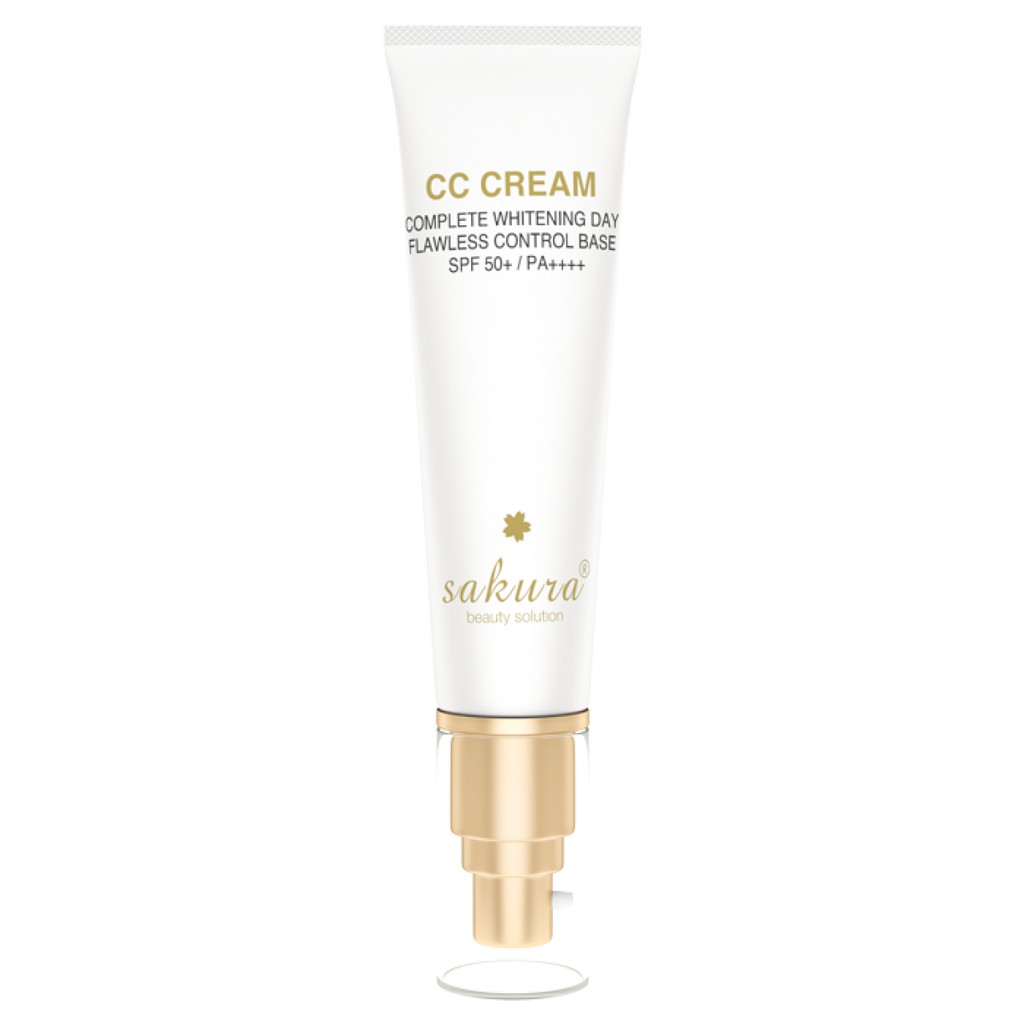 Kem Dưỡng Trắng Da Trang Điểm Chống Nắng Sakura CC Cream