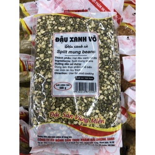 Đỗ xanh vỡ hạt, đậu xanh vỡ